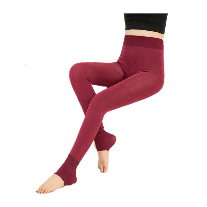 Wholesale Autumn and Winter Thickened Fleece Leggings